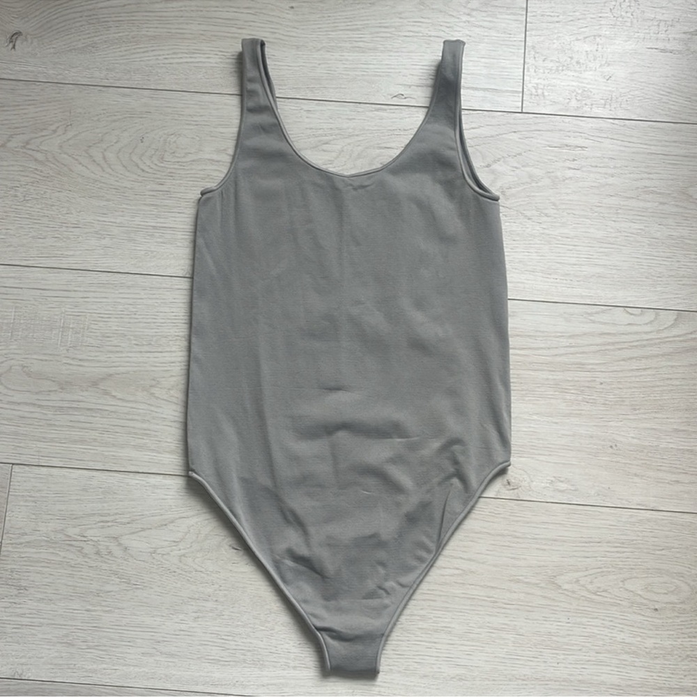 Skims Grey Bodysuit Tank Top Style